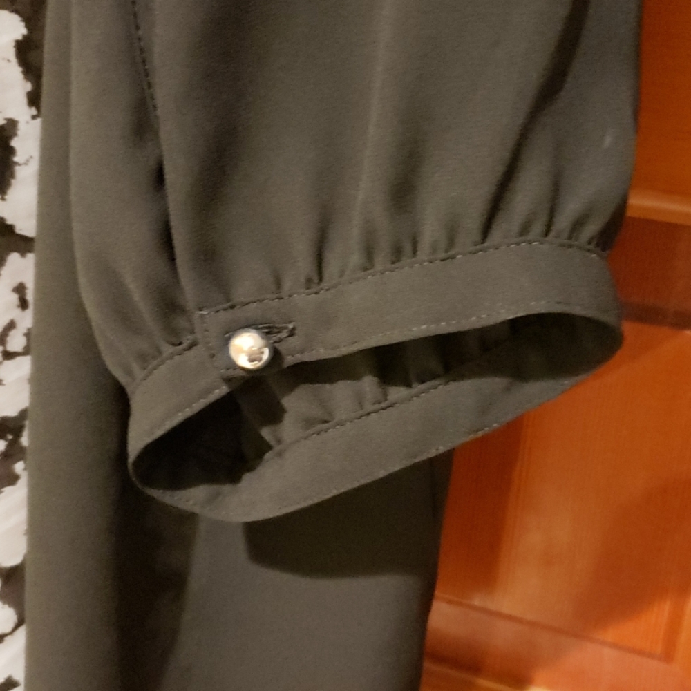 Tunic Style Color Block Blouse - Picture 5 of 6